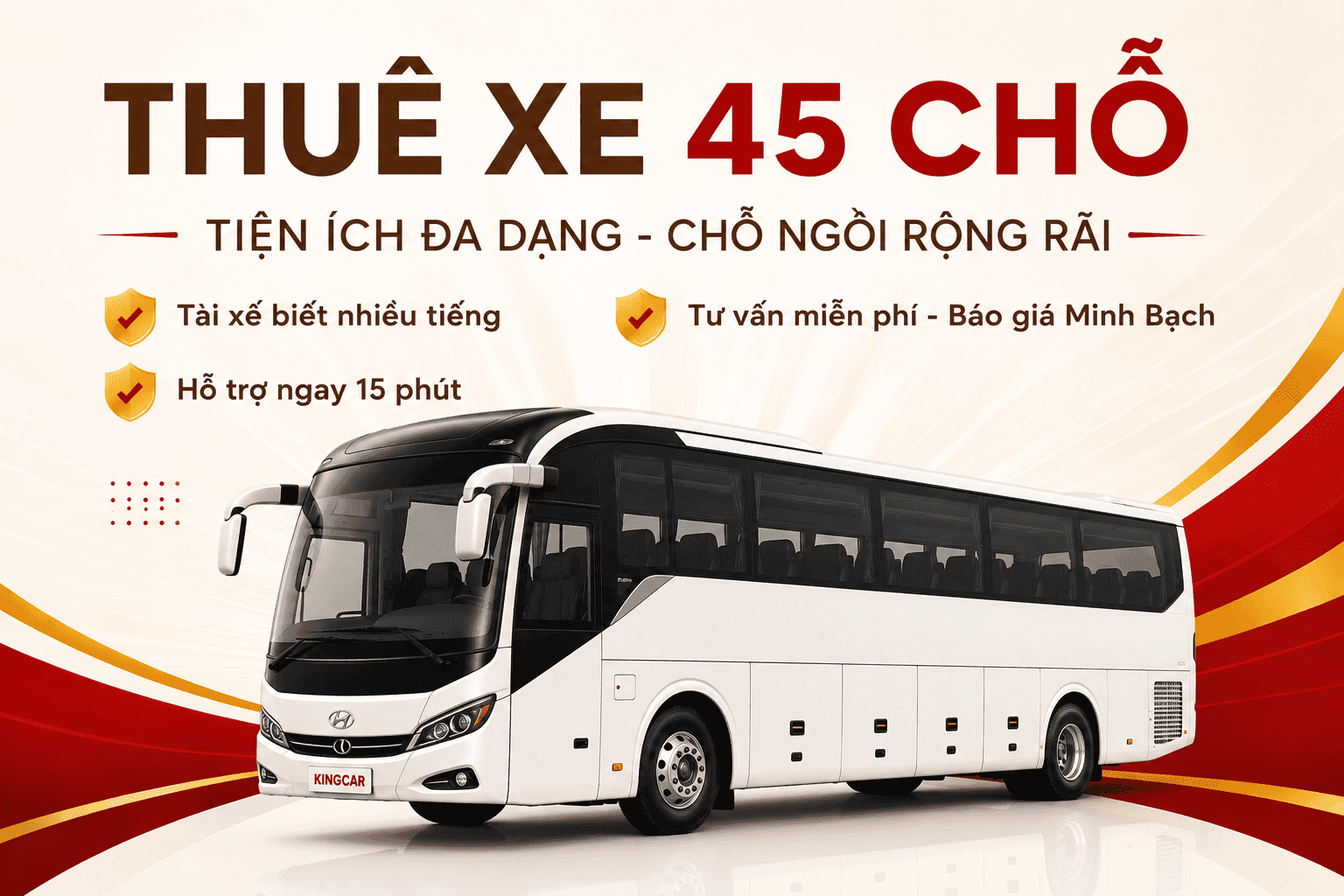 Thuê xe 45 chỗ có tài xế kingcar travel min