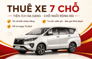 Thuê xe 7 chỗ có tài xê Kingcar Travel Min