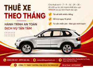 Thuê xe theo tháng kingcar travel min