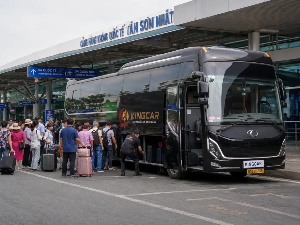 Khu vực đón trả khách sân bay Tân Sơn Nhất