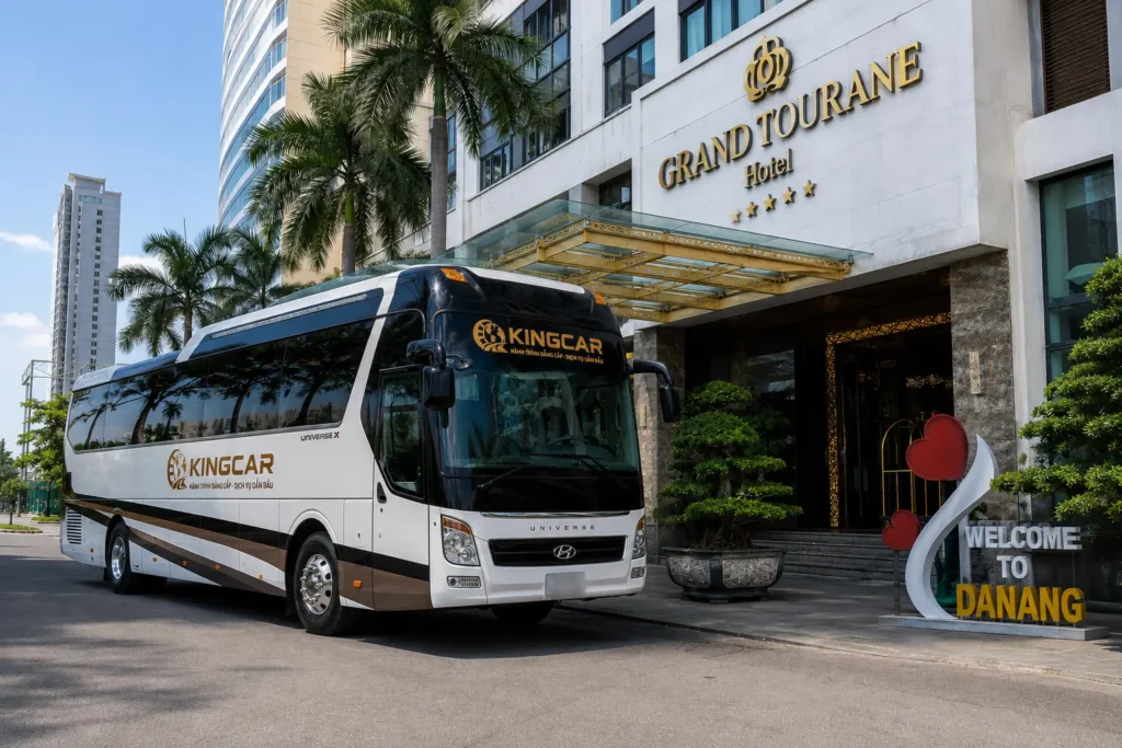Thuê xe 45 chỗ có tài xế đi sài gòn đà nẵng cũng kingcar travel
