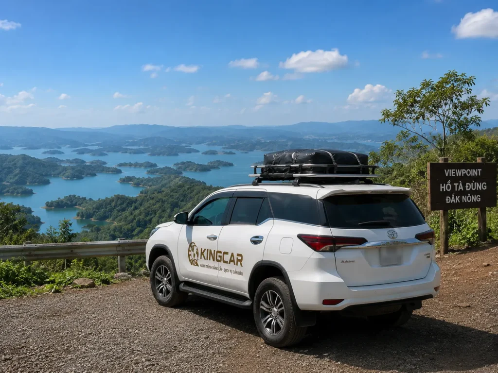 Thuê xe 7 chỗ đi hồ tà đũng đăk nông cùng kingcar travel