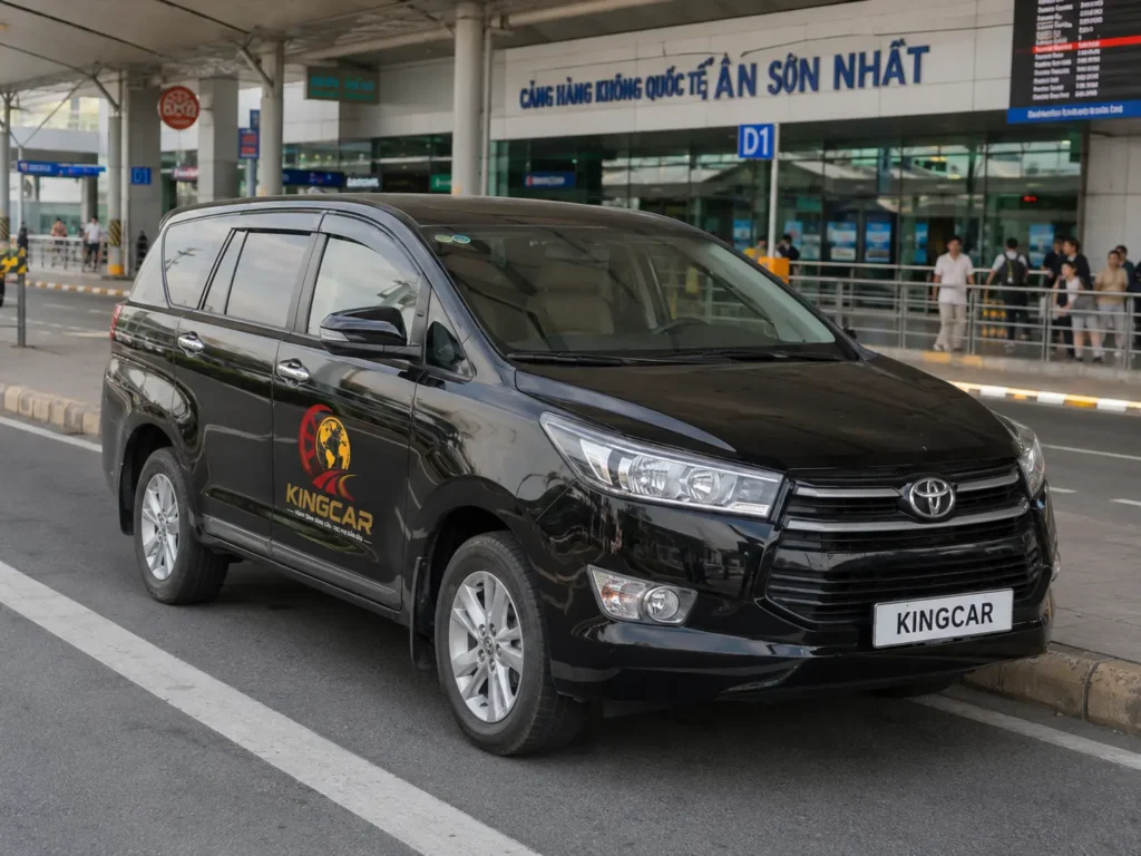 Xe minivan tại sân bay Tân Sơn Nhất