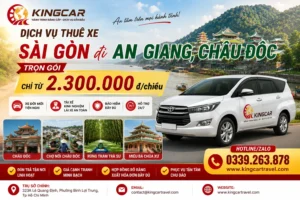 Thuê Xe 4 7 16 29 45 chỗ có tài xế Sài Gòn Đi An Giang