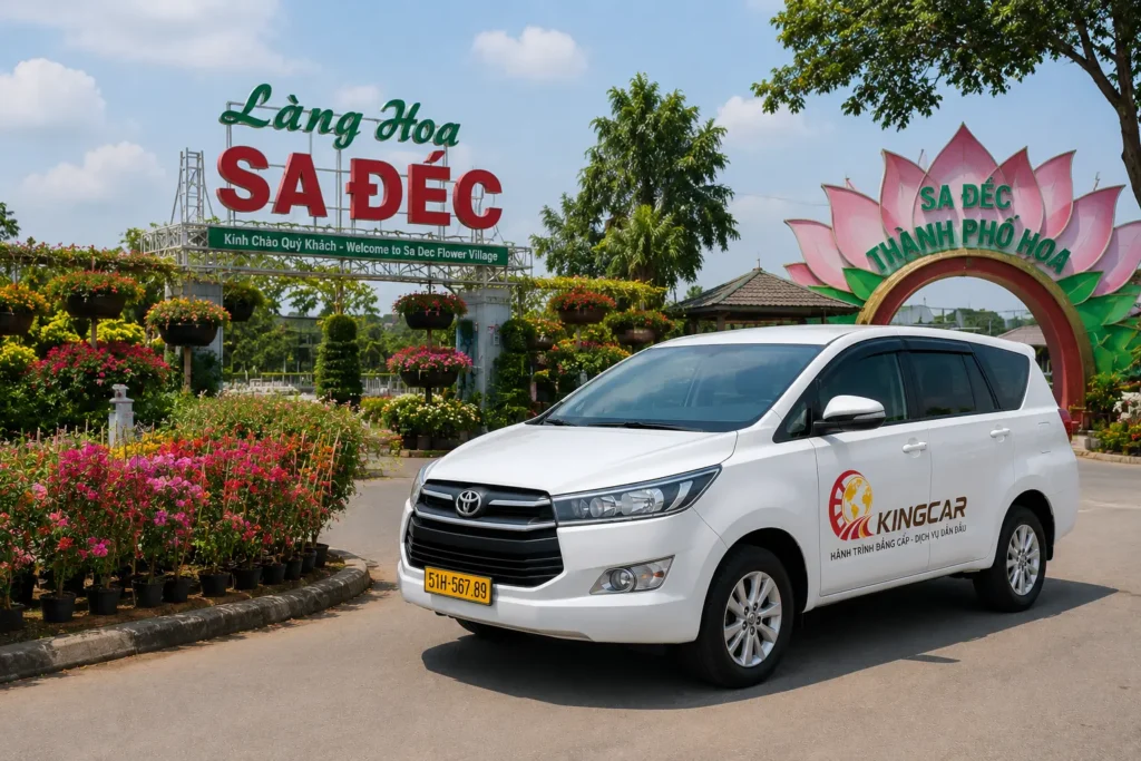 Thuê xe 4 7 16 29 45 chỗ có tài xế sài gòn đi Đồng Tháp 01