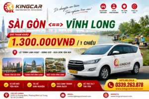 Thuê xe 4 7 16 29 45 chỗ có tài xế sài gòn đi Vĩnh Long