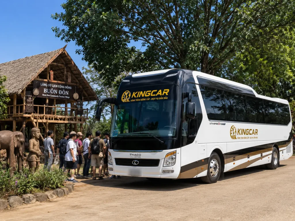 Thuê xe 4 7 16 29 45 chỗ có tài xế sài gòn đi đăk lăk 03