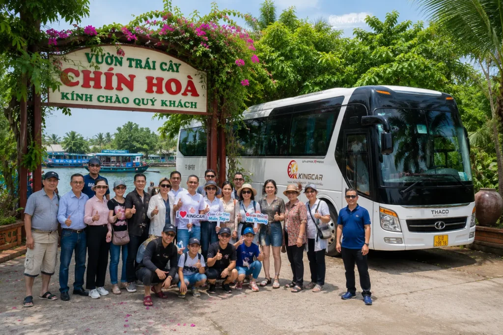Thuê xe 4 7 16 29 45 chỗ có tài xế sài gòn đi mỹ tho cùng Kingcar travel 05 (1)