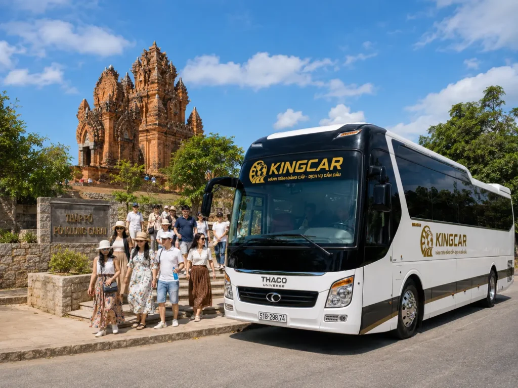 Thuê xe 4 7 16 29 45 chỗ có tài xế sài gòn đi ninh thuận cùng kingcar travel 03