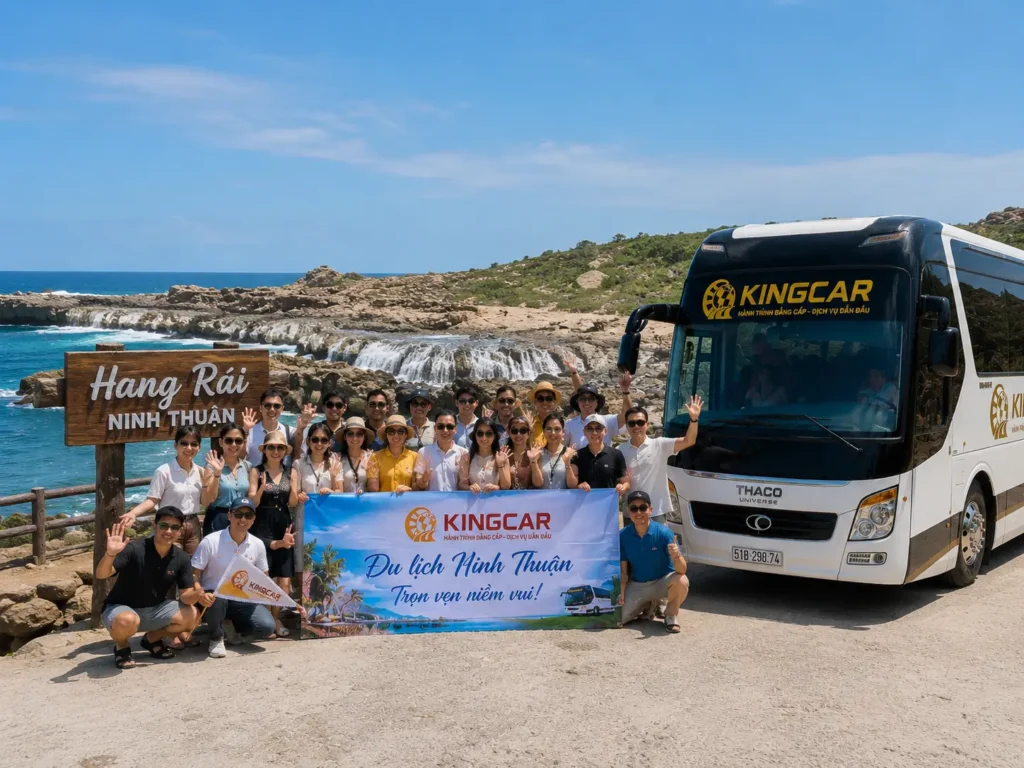 Thuê xe 4 7 16 29 45 chỗ có tài xế sài gòn đi ninh thuận cùng kingcar travel 04