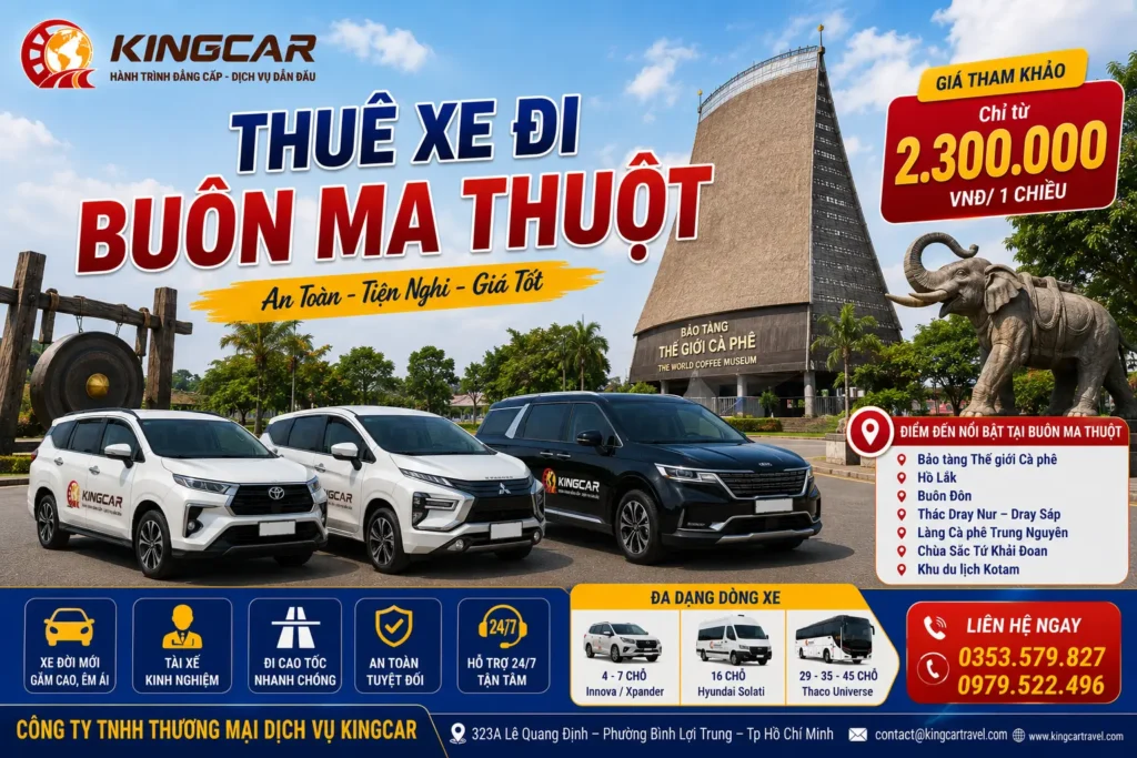 Thuê xe sài gòn đi buôn ma thuộc xe 4 7 16 29 45 chỗ có tài xế