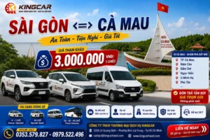 Thuê xe sài gòn đi cà mau xe 4 7 16 29 45 chỗ có tài xế