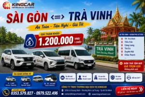 Thuê xe sài gòn đi trà vinh xe 4 7 16 29 45 chỗ có tài xế